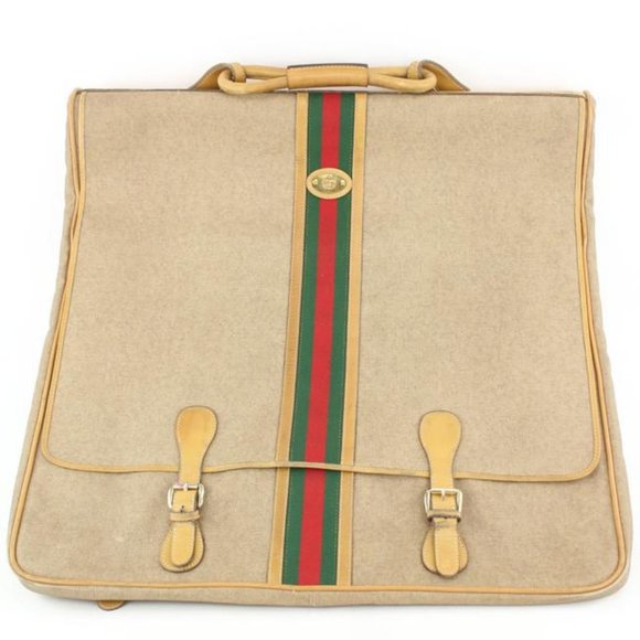 Gucci Handbags - Gucci Ultra Rare XL Web Garment Cover Travel Bag